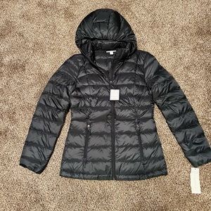 Charter Club Packable Down Jacket - Dark Forest Green - Size XXS